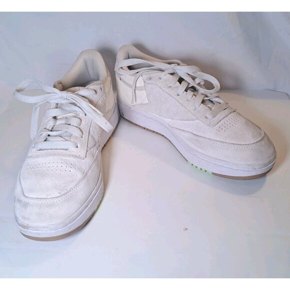 Reebok Club C Revenge Vintage Sneakers Ivory Leather Suede Lace Up FY7297Size 9 - Picture 1 of 9